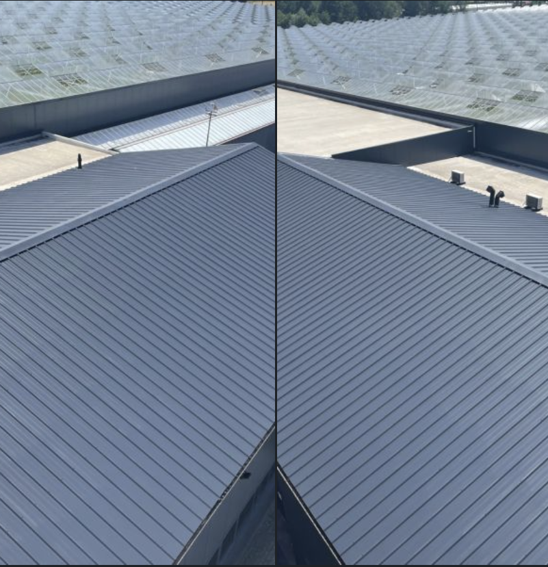Een nieuwe coating voor het dak te Koningshooikt
